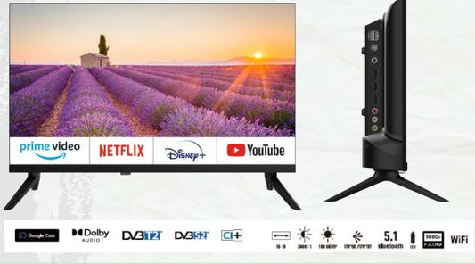 Tv 24" EQUINOXE Smart Connecté Google officiel