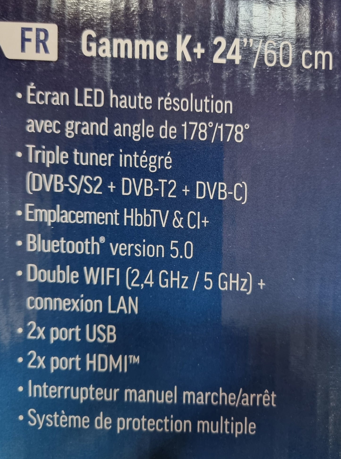 TV Connectée Alphatronics 24' (60cm) – Smart TV 12V avec WebOS, Bluetooth & Wi-Fi