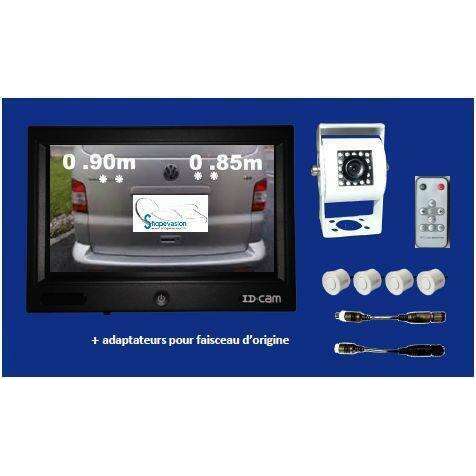 Kit Ca Caméra De Recul Compacte + Radars De Recul + Adaptateur Origine