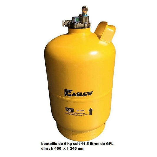 Une Bouteille Gpl Reservoir Seule Rechargeable Gaslow 12l