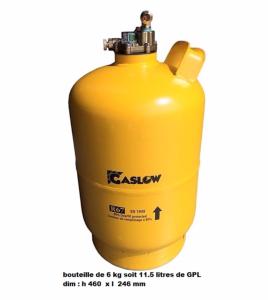 Kit Une Bouteille Gpl Reservoir Rechargeable Gaslow 12l/ / 6kg Luxe