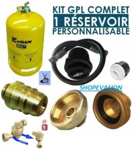 Kit Une Bouteille Gpl Reservoir Rechargeable Gaslow Haut De Gamme Complet 27l