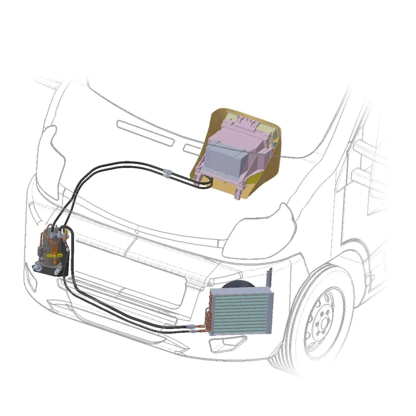 Climatiseur Chauffage Teleco Ultra Comfort 8000 pour FIAT & PSA