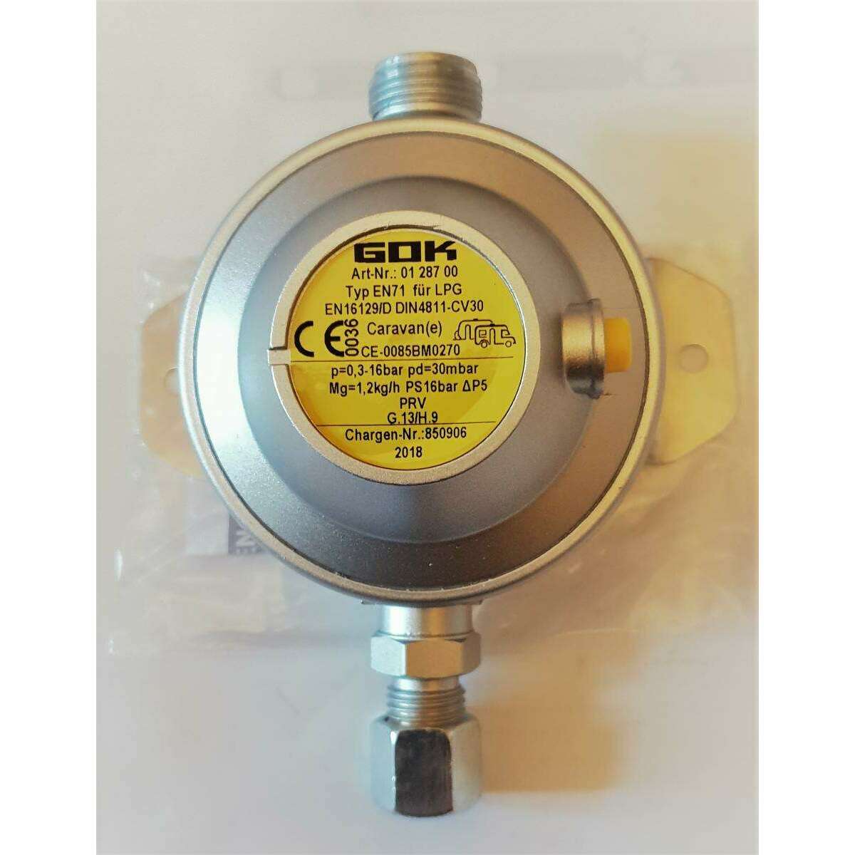 Détendeur 30 Mbar Gok Basic One 6/8mm