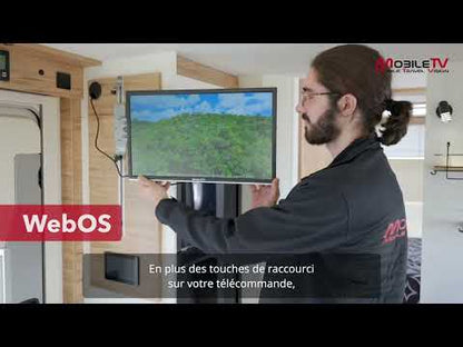TV Connectée Bluetooth 19' (48cm) Web-OS - Mobile TV Camping Car