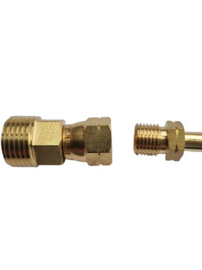 Adaptateur Lyre Francaise 1/2 Male Sur Sortie En 1/4 Lh Femelle