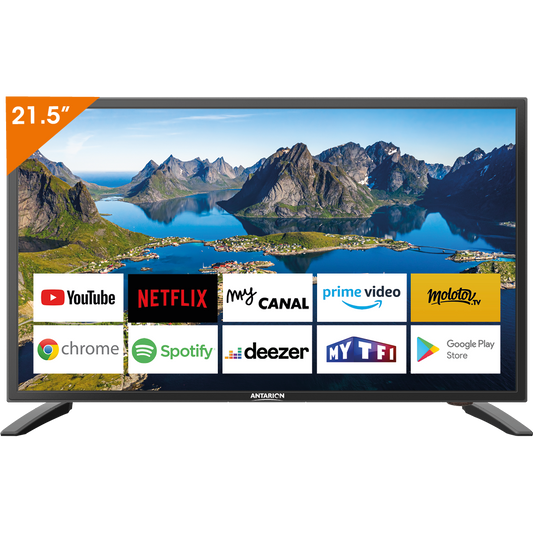 TV Connectée Bluetooth 22" (55cm) android - Antarion Camping Car
