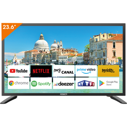 TV Connectée Bluetooth 24' (61cm) android - Antarion Camping Car